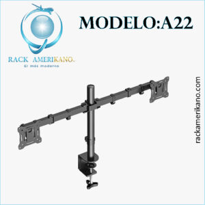soporte para 2 monitores de 13” 32”